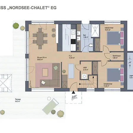 Gud Jard Nr 18 - Design-ferienhaus Mit Exklusiver Ausstattung Pellworm